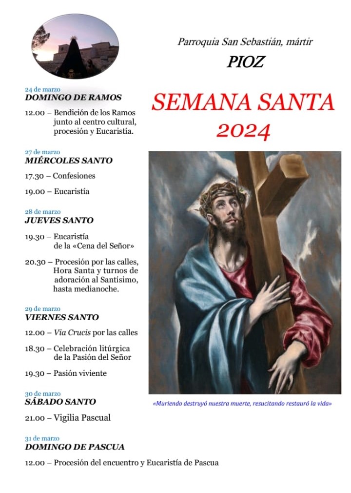 Semana Santa en Pioz 2024 Pioz